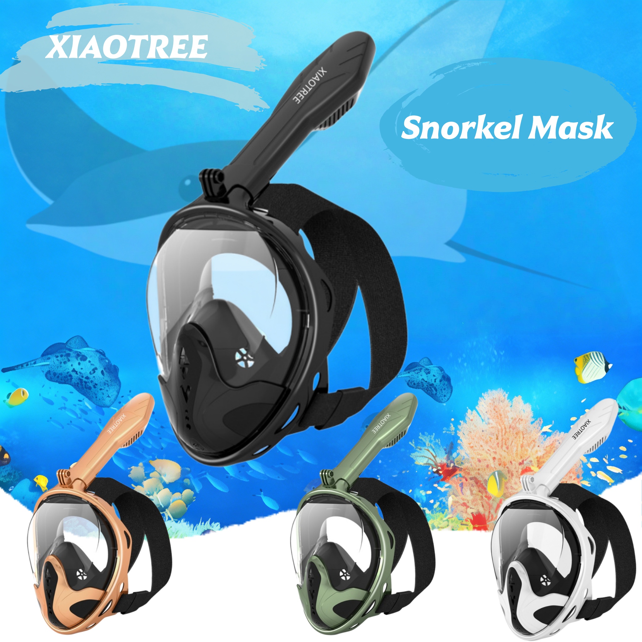 Anti Pollution Mask - Professional Snorkeling Diving Mask Underwater Scuba
