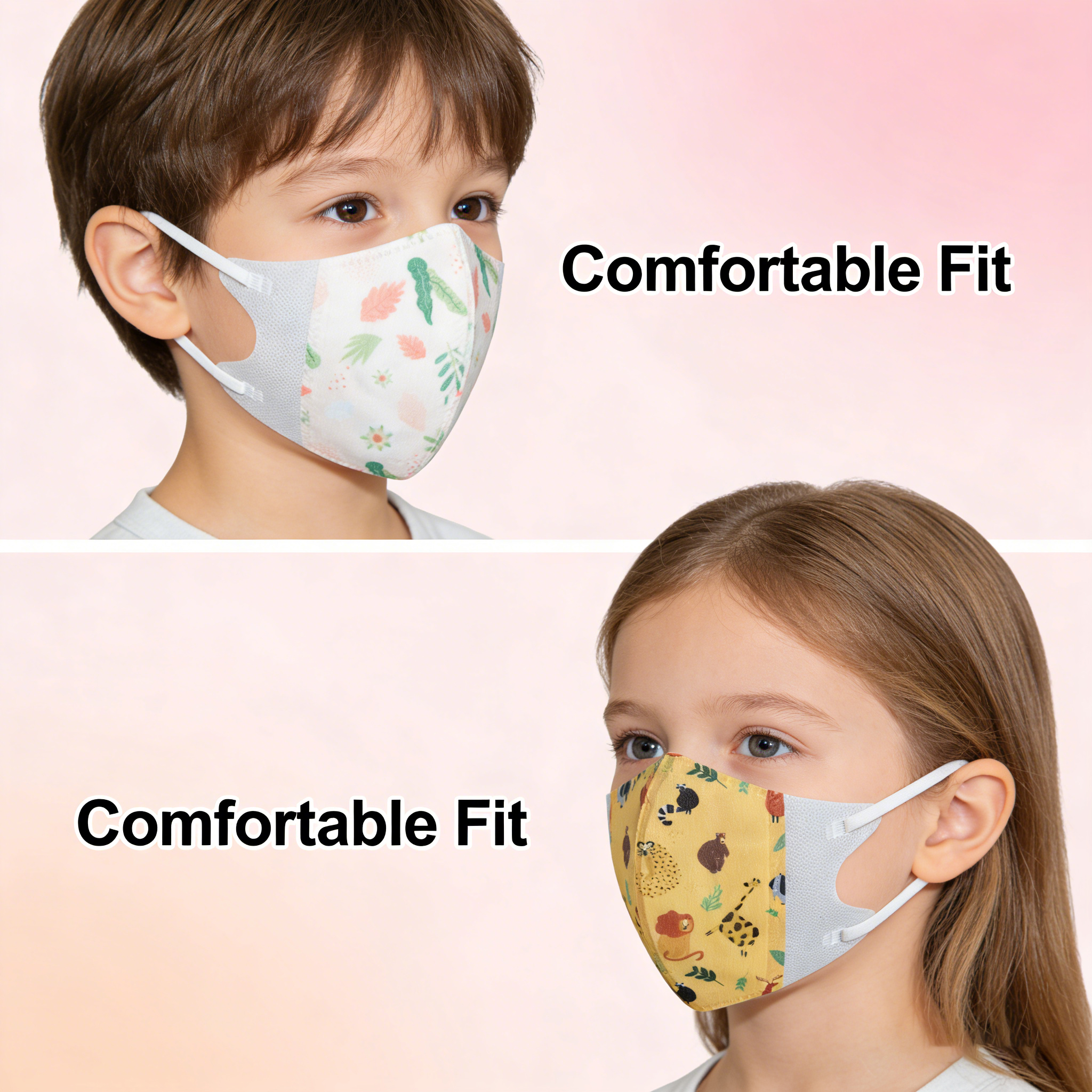 50-100pcs  Kids Face Mask FPP2 – обзор и цена Disposable Surgical Mask