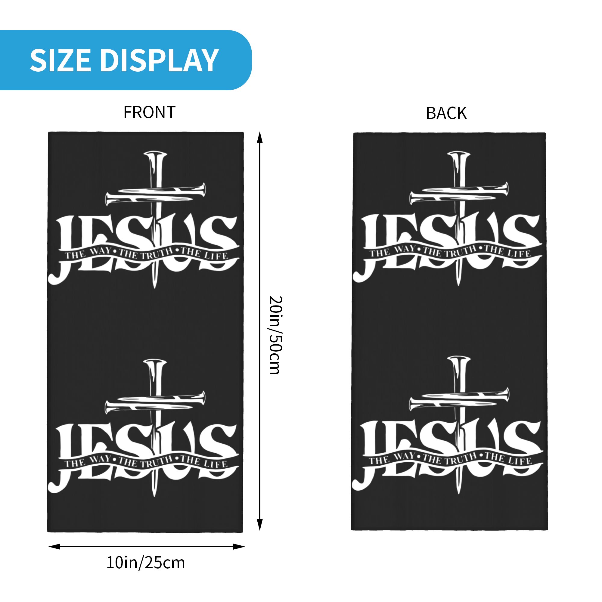 Custom Jesus The Way The Truth – обзор и цена Neck Gaiter Face Cover