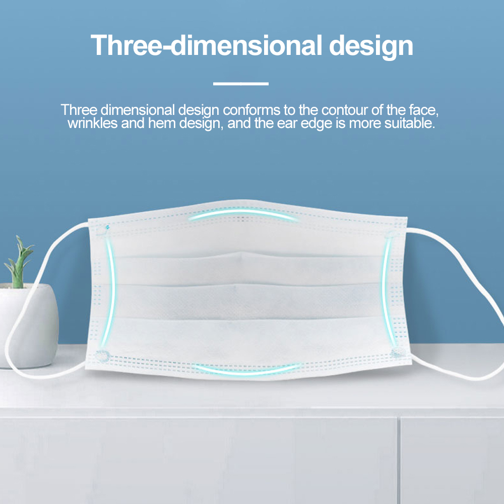 Mouth Masks 3-layer Anti-Dust  – обзор и цена Disposable Surgical Mask