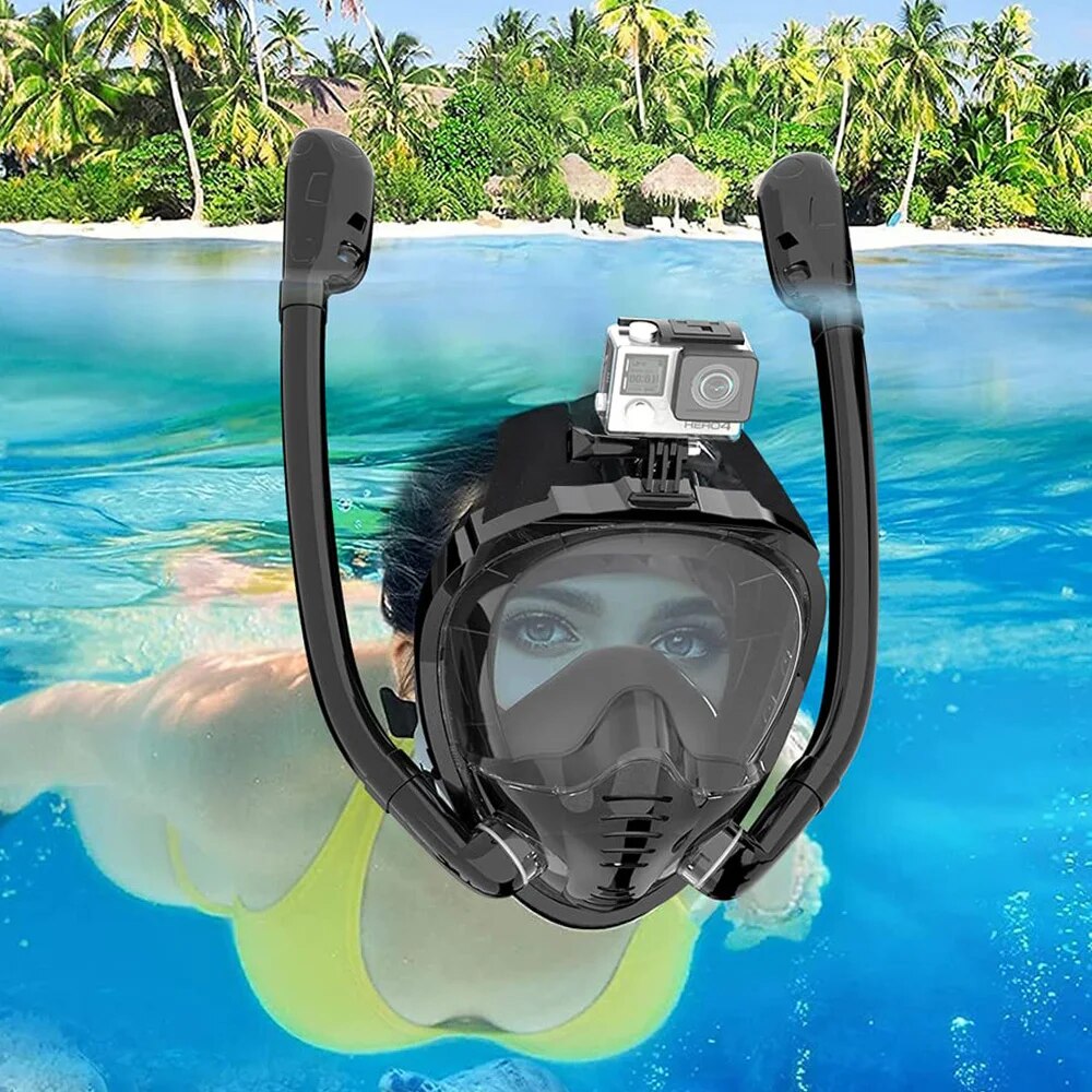Full Face Snorkel Mask 180°Pan – обзор и цена Anti Pollution Mask