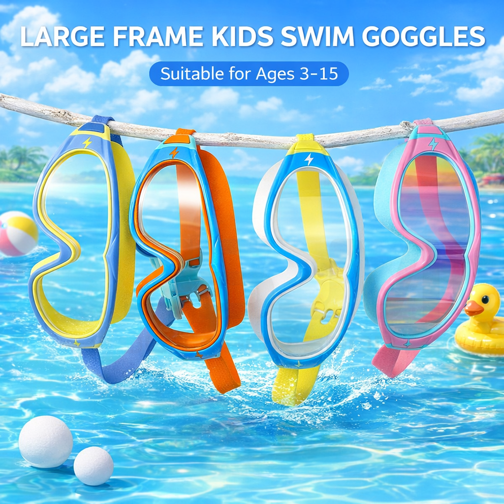 JSJM Kids Swimming Goggles Big – обзор и цена Silicone Mask Bracket