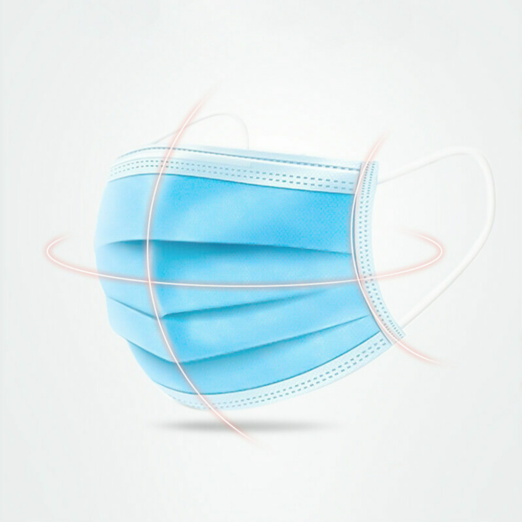 50piece Safe And Professional  – обзор и цена Disposable Mask Blue