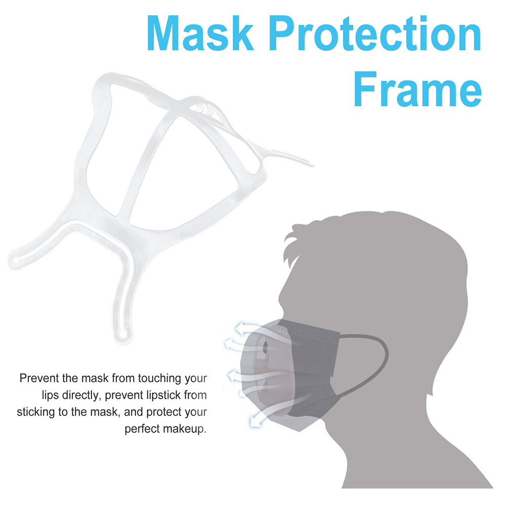5pcs Silicone Bracket 3D Inser – обзор и цена Silicone Mask Bracket