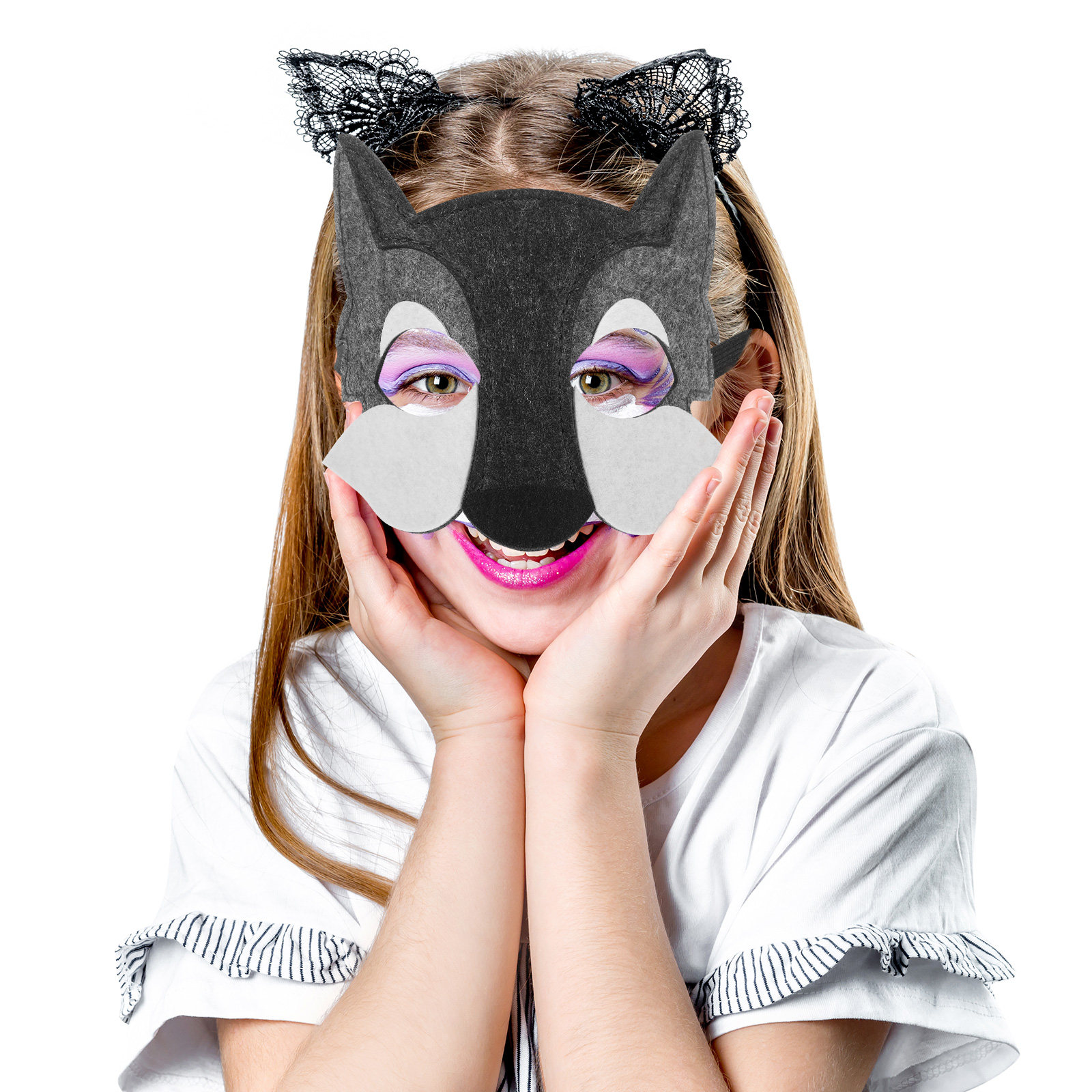 3Pcs Wolf Head Mask Kids Carto – обзор и цена Kids Face Mask
