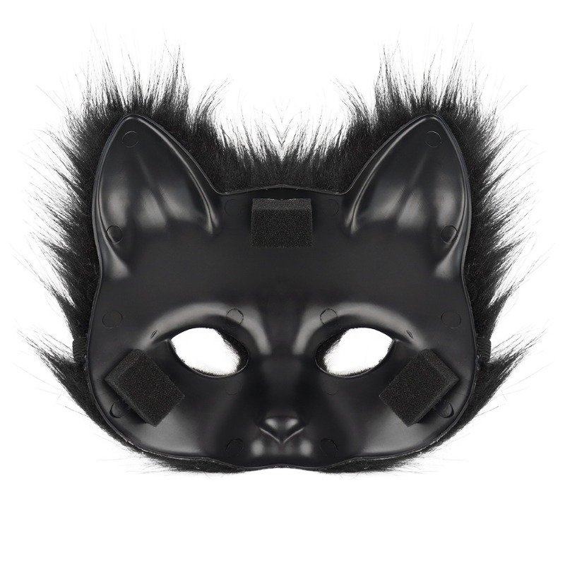 Furry Cat Ears Mask Tail & Paw – обзор и цена Black Face Mask Pack