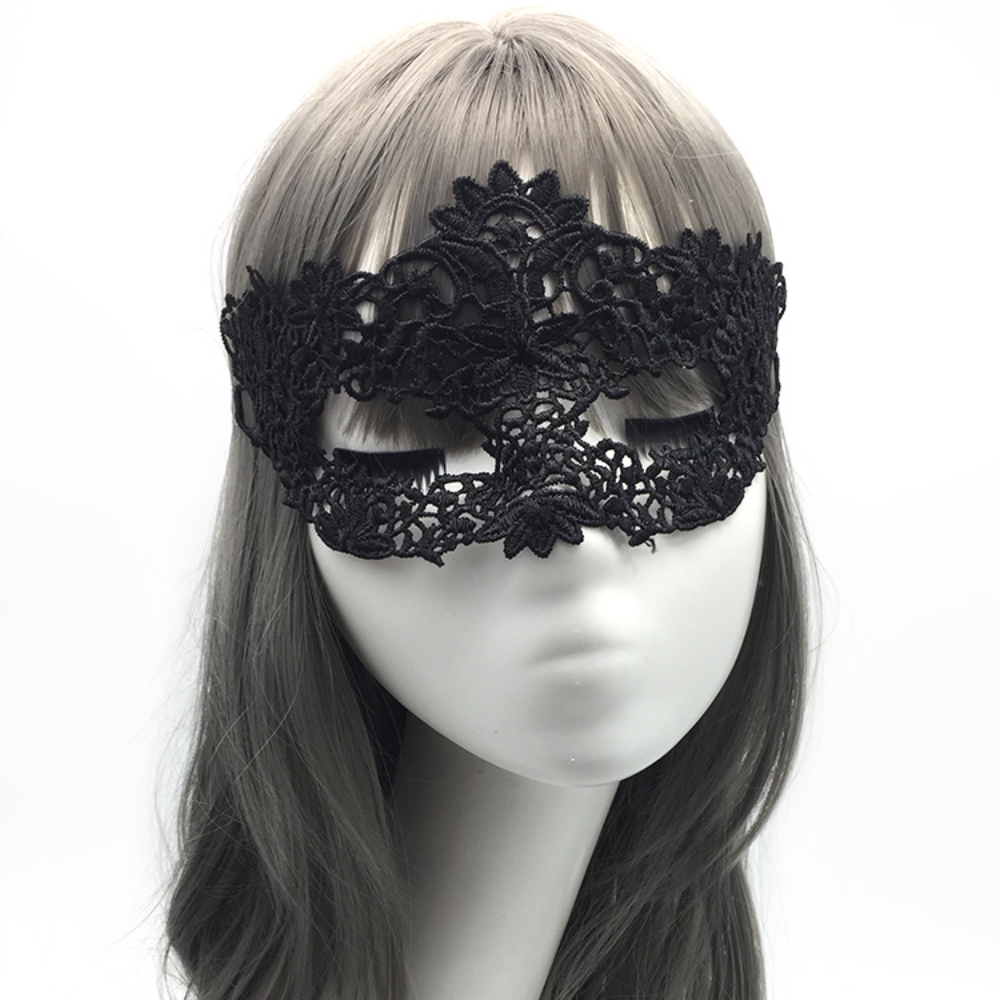 2pcs Elegant Black Lace Masque – обзор и цена Black Face Mask Pack