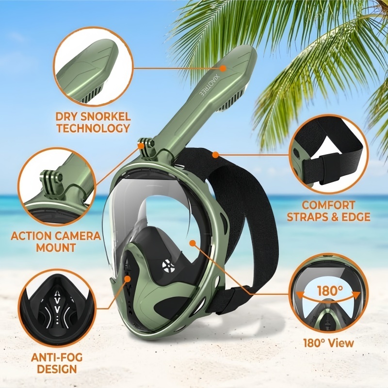 Professional Snorkeling Diving – обзор и цена Anti Pollution Mask