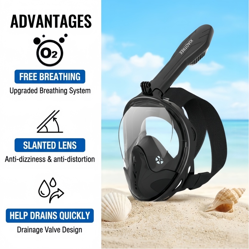Professional Snorkeling Diving – обзор и цена Anti Pollution Mask