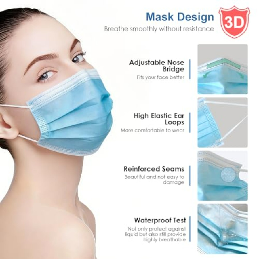 Blue Disposable Face Masks 100 – обзор и цена Disposable Mask Blue