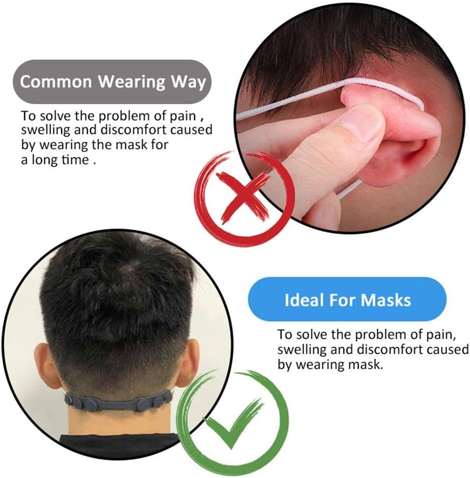 4 Pcs Silicone Ear Savers for  – обзор и цена Mask Ear Saver Strap