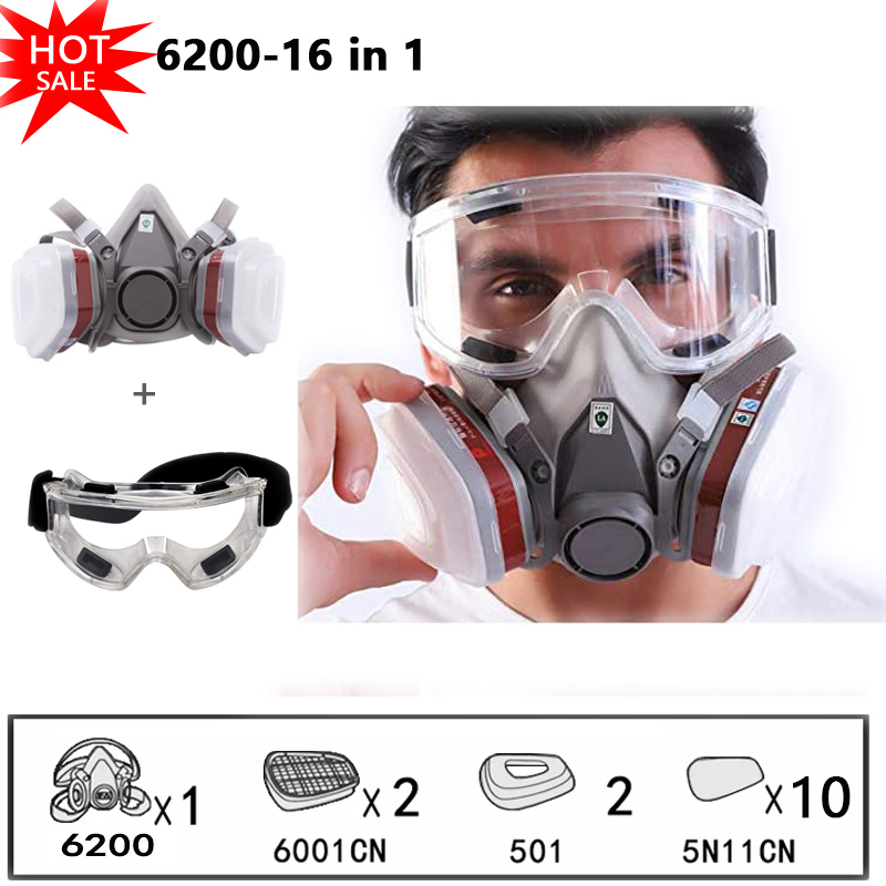 6200 Chemical Half Face Dustpr – обзор и цена Dust Mask Construction