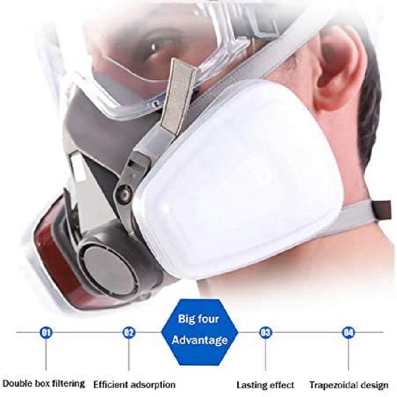 6200 Chemical Half Face Dustpr – обзор и цена Dust Mask Construction