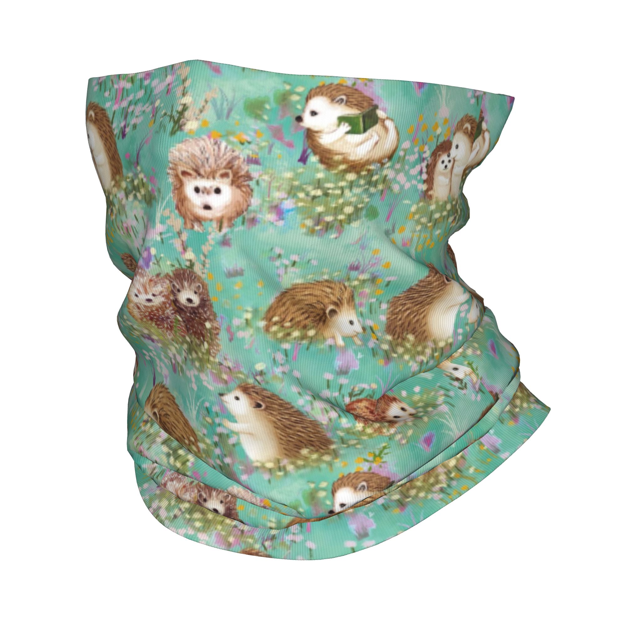 Autumn Hedgehog Spring Floral  – обзор и цена Neck Gaiter Face Cover