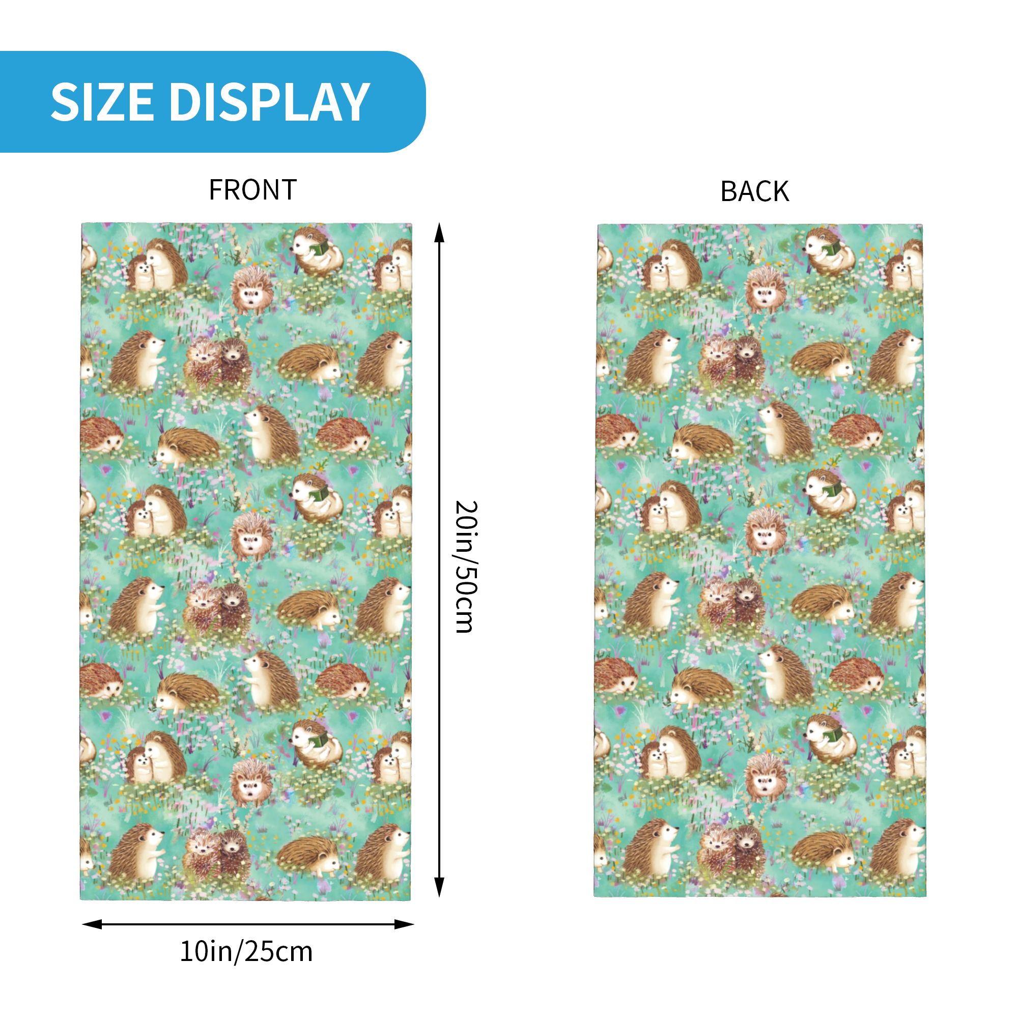 Autumn Hedgehog Spring Floral  – обзор и цена Neck Gaiter Face Cover