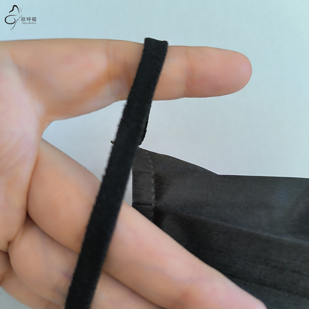 Happy Breathe 3-Layer Disposab – обзор и цена Black Face Mask Pack