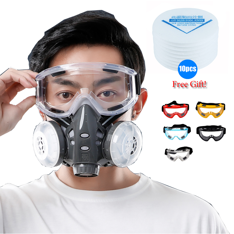 Half Face Dust Mask Safety Gog – обзор и цена Kn95 Respirator Mask