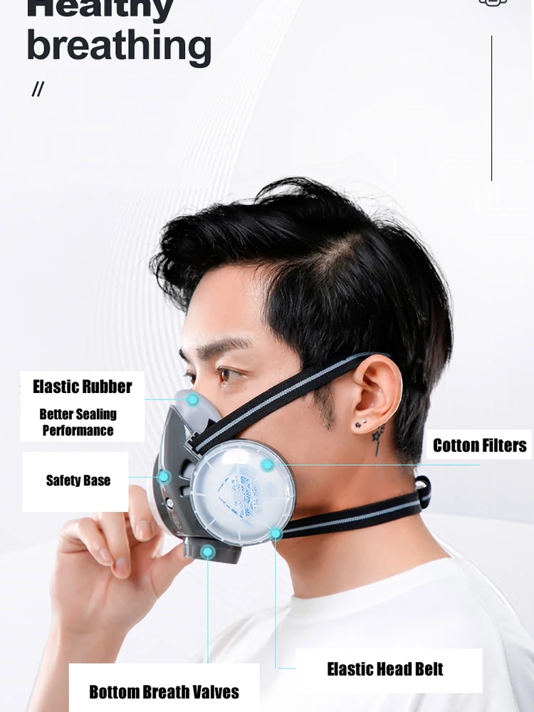 Half Face Dust Mask Safety Gog – обзор и цена Kn95 Respirator Mask