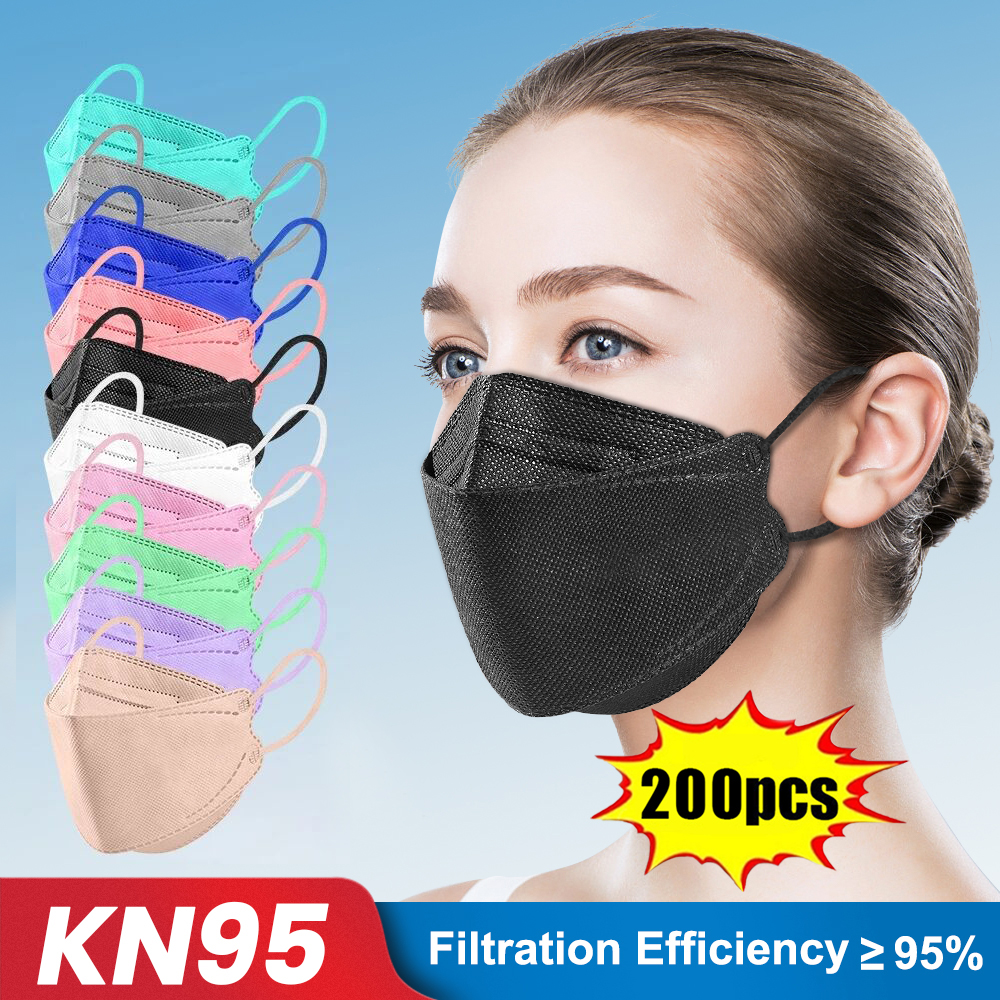 10-200pcs ffp2 mascarillas CE  – обзор и цена Disposable Surgical Mask
