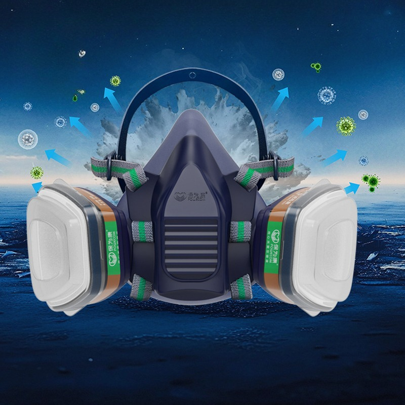 Gas Mask Half Full Face Protec – обзор и цена Respirator Half Face