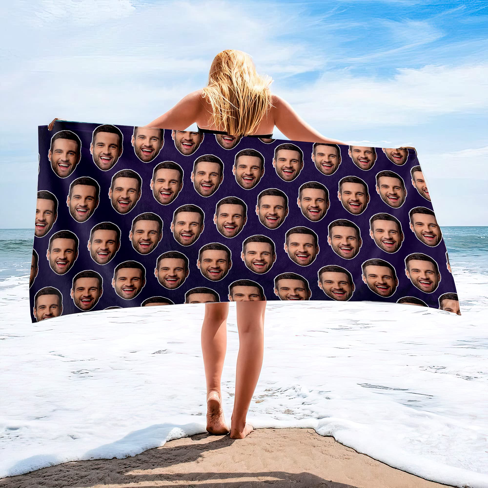 Personalized Beach Towels with – обзор и цена Cloth Face Mask Washable