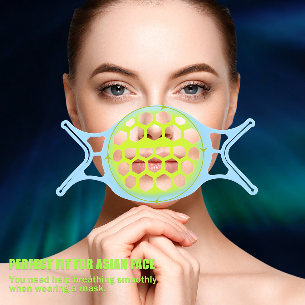 4Pcs Soft Flexible Silicone Ma – обзор и цена Silicone Mask Bracket