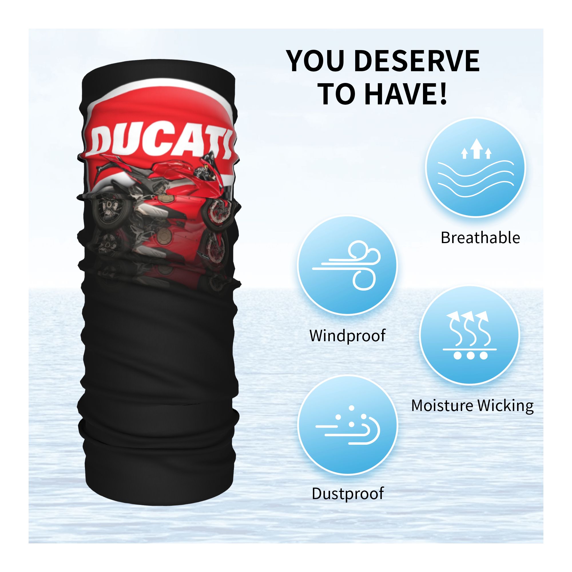 Custom Speed Ducatis Racing Ba – обзор и цена Neck Gaiter Face Cover