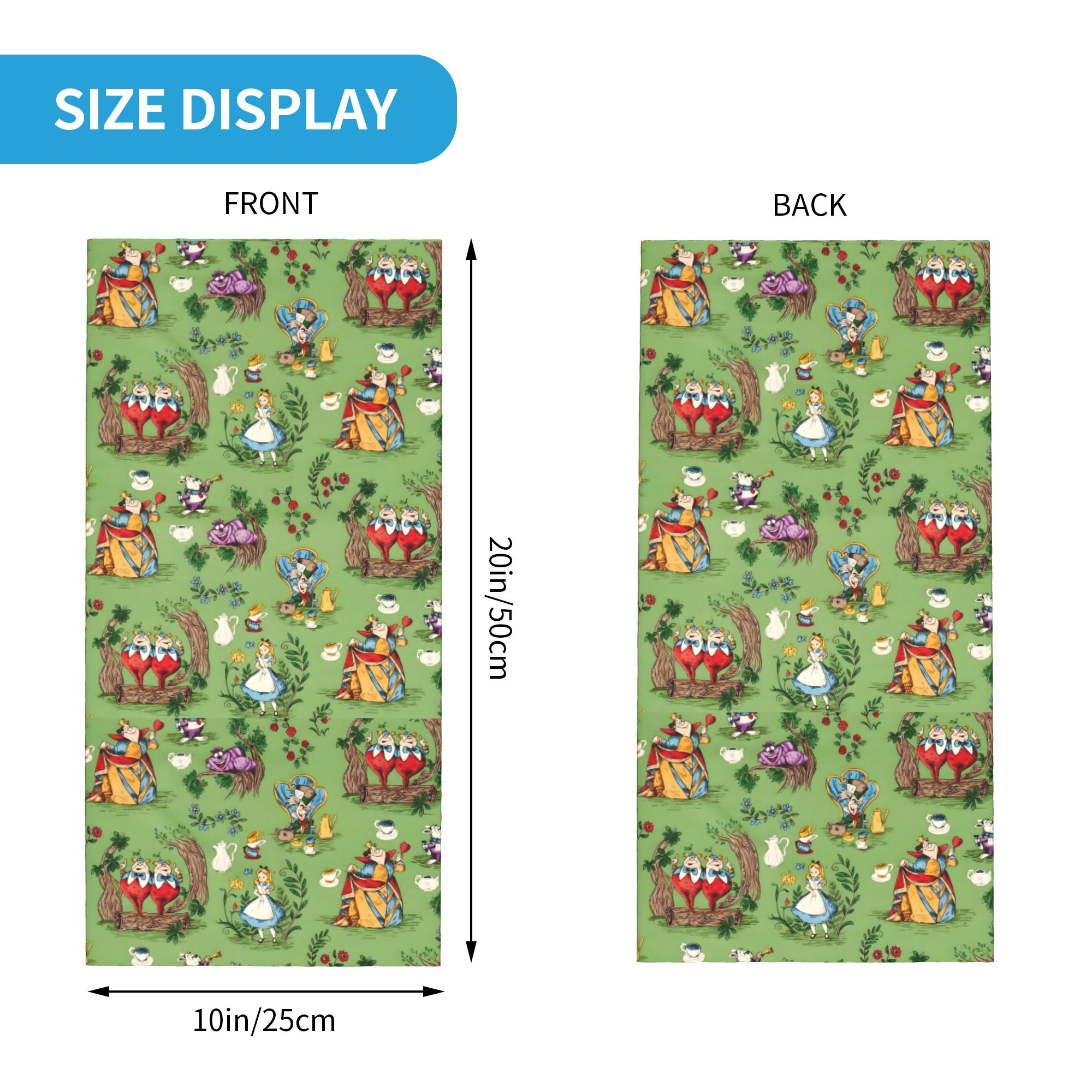 Custom A-Alice in W-Wonderland – обзор и цена Neck Gaiter Face Cover