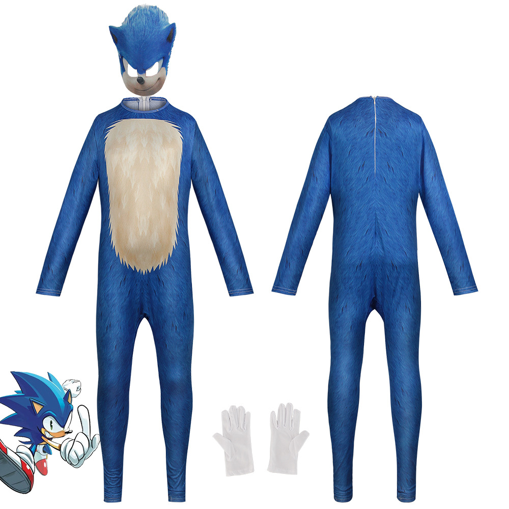 Anime Game Sonic Blue Red Blac – обзор и цена Black Face Mask Pack