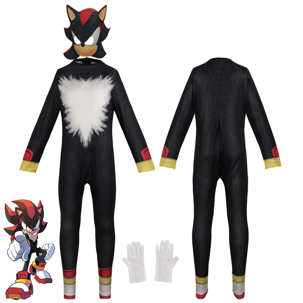 Anime Game Sonic Blue Red Blac – обзор и цена Black Face Mask Pack