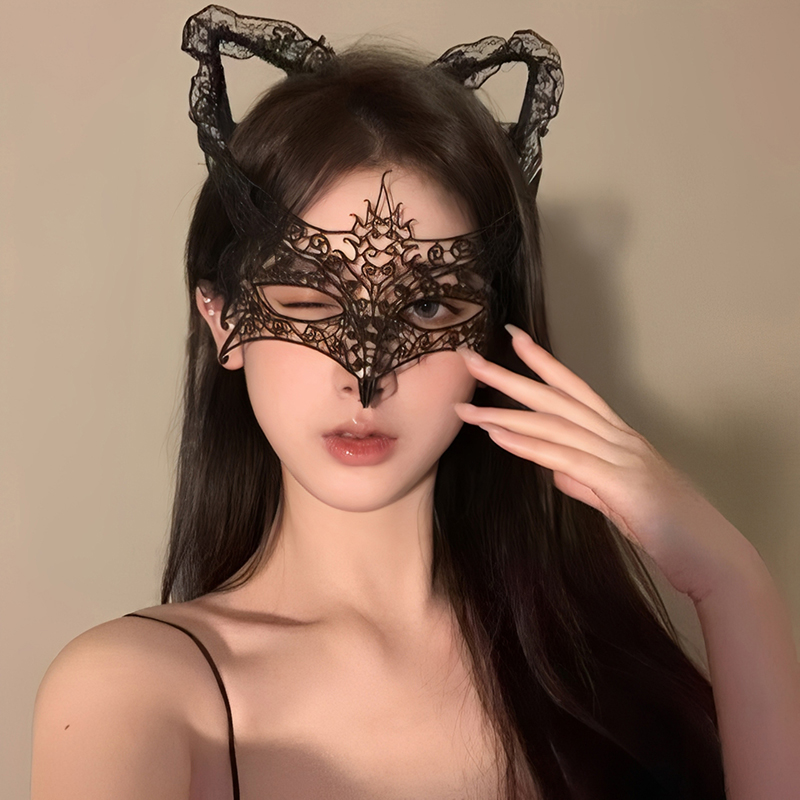 Black Sexy Lingerie Lace Mask  – обзор и цена Respirator Half Face