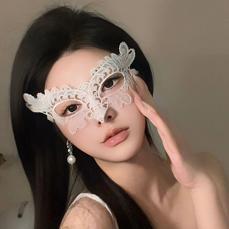 Black Sexy Lingerie Lace Mask  – обзор и цена Respirator Half Face