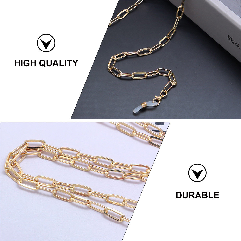 Gold Face Mask Lanyard Metal P – обзор и цена Mask Chain Holder