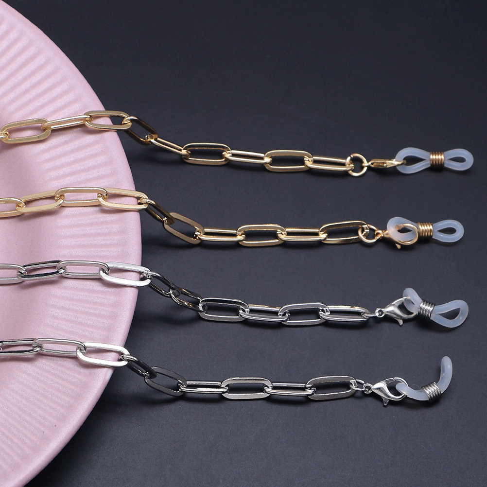 Gold Face Mask Lanyard Metal P – обзор и цена Mask Chain Holder