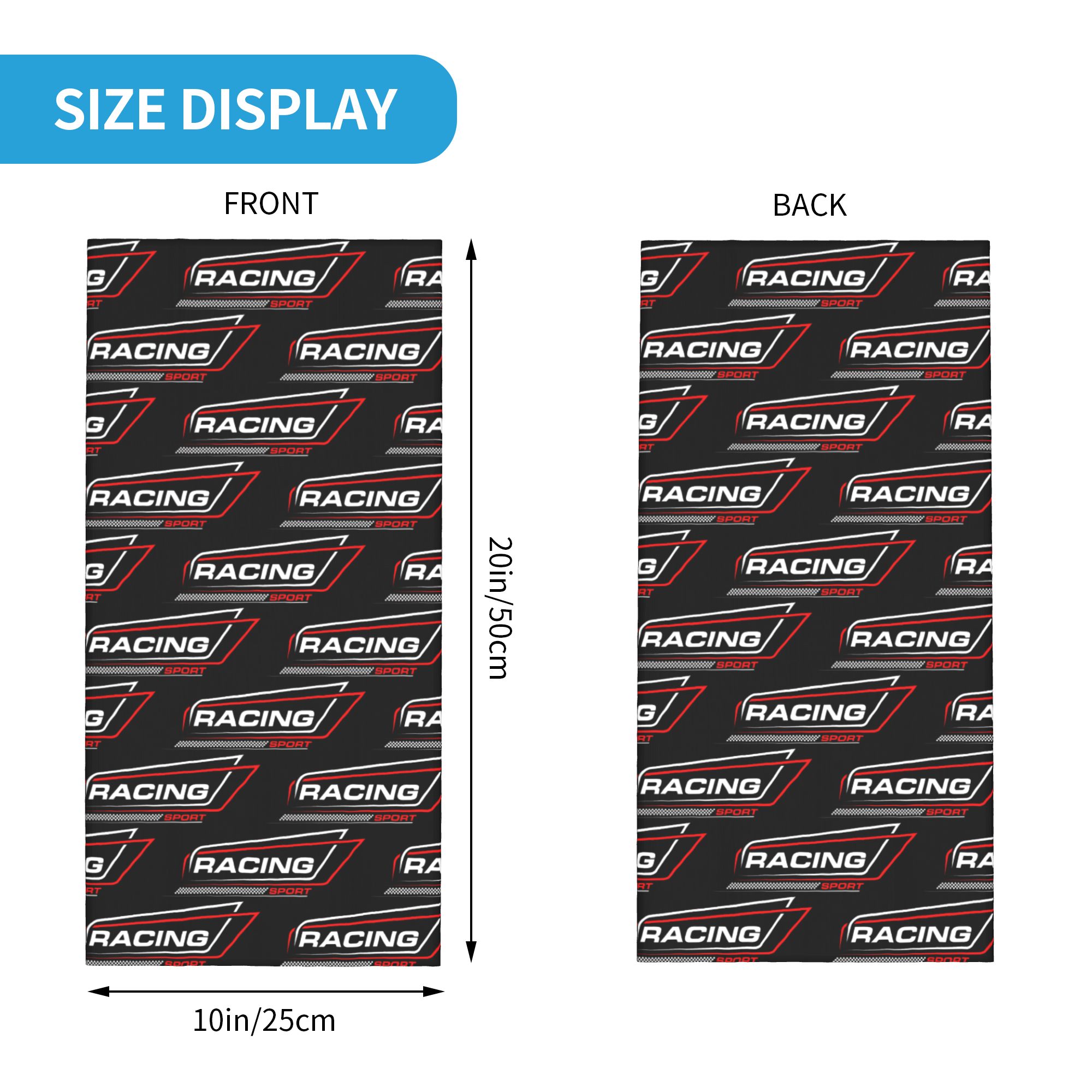 Custom Racing Speed Race Banda – обзор и цена Neck Gaiter Face Cover