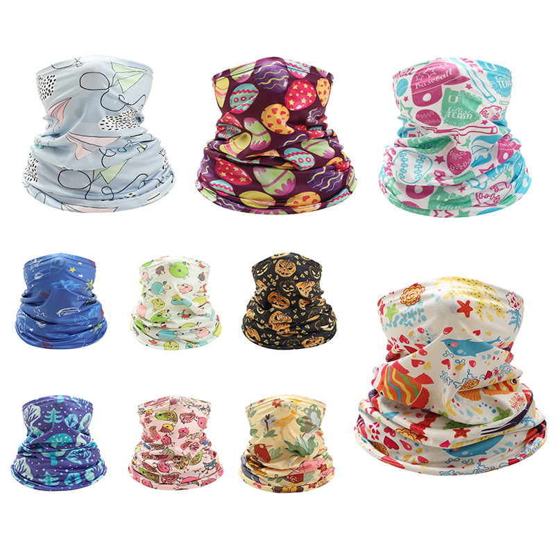 Kids Neck Cover Cute Ice Silk  – обзор и цена Kids Face Mask