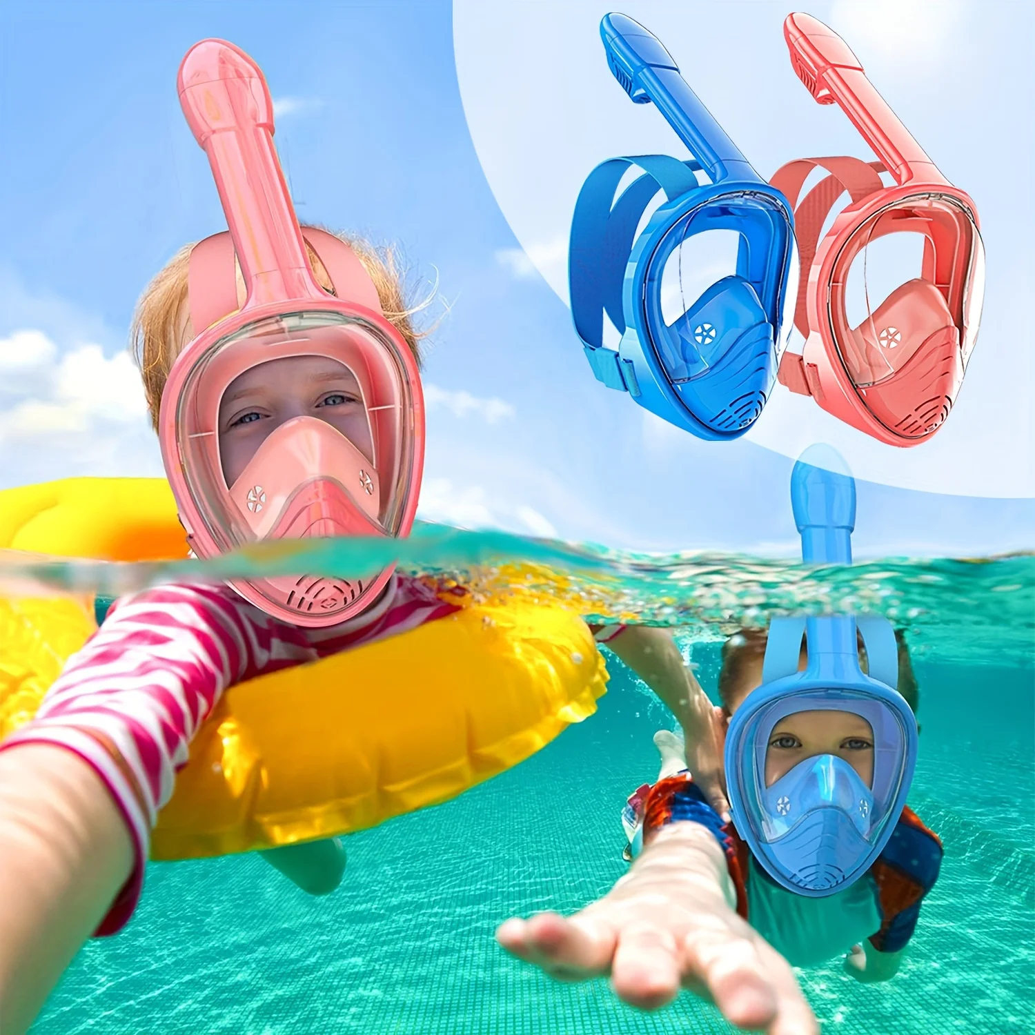 Kids Full Face Snorkel Mask fo – обзор и цена Anti Pollution Mask