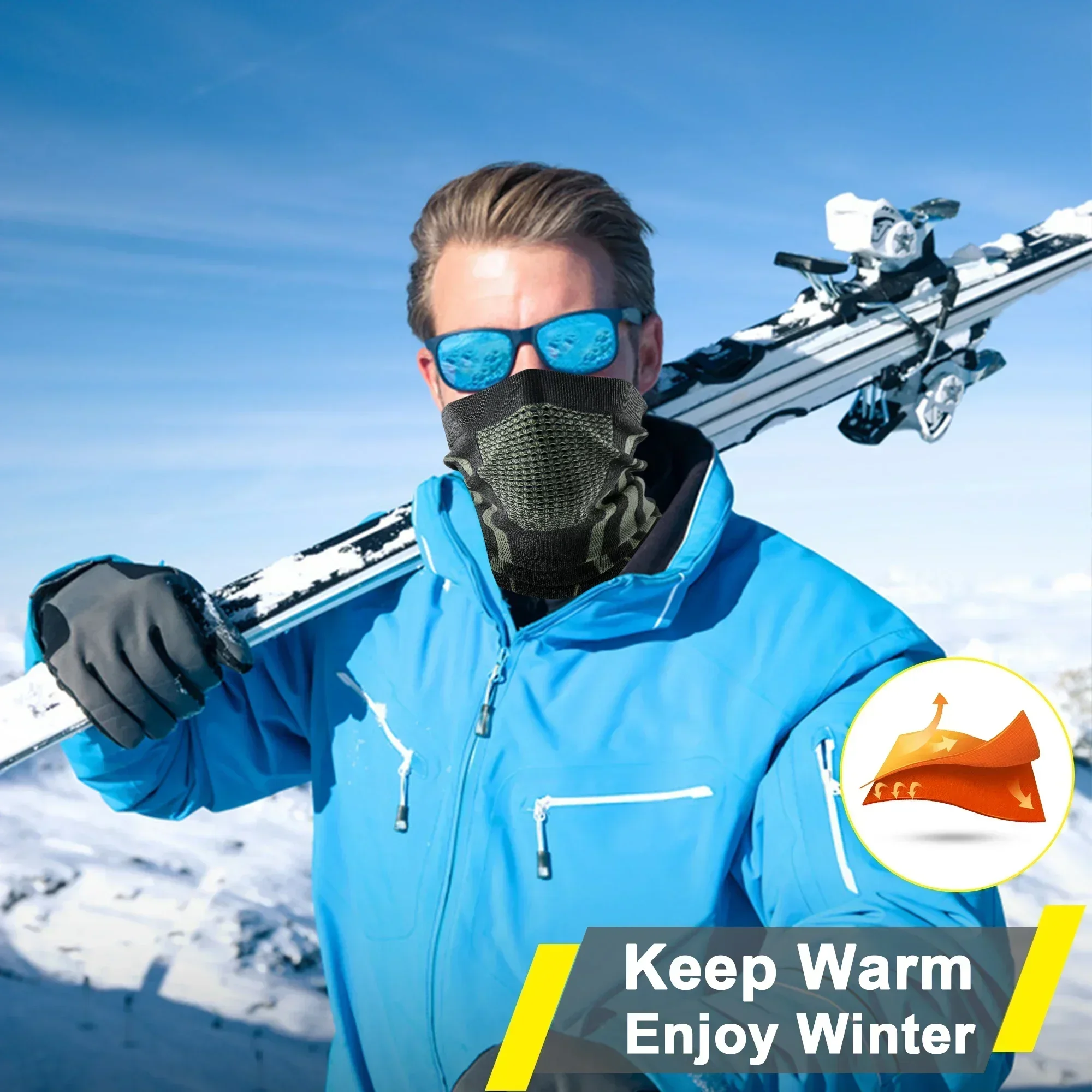 Winter Ring Tube Soft Bandana  – обзор и цена Sports Mask Breathable